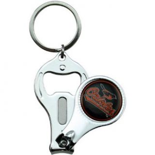 MLB Baltimore Orioles 3 in 1 Nailclipper Keychain : Sports Related Key Chains : Clothing