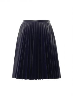 Fully pleated faux leather skirt  J.W. Anderson  