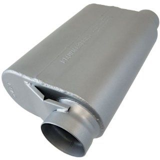 Flowmaster 53545 10 Alcohol Race Muffler   3.50 Offset IN / 3.00 Same Side OUT   Aggressive Sound: Automotive
