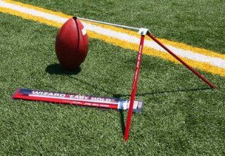 Pro Style Football Kicking Holder Sturdy Aluminum Powder Coated Same as Used By Many Top High School College Pro Place Kicker Players Folds Up For Easy Storage Best on Market: Everything Else