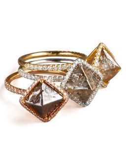 Dark Cognac Diamond Ring   Diamond in the Rough   (6.5)