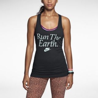 Nike Run The Earth Womens Tank Top   Black