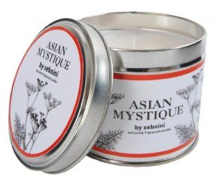 Sebnini Of England ASIAN MYSTIQUE Large Luxury Fragranced Candle Tin: Beauty