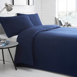 Blue jersey bedding set