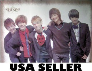Shinee light brown horiz POSTER 34 x 23.5 Korean Kpop boy band Taemin Onew Minho Key (sent FROM USA in PVC pipe) : Everything Else