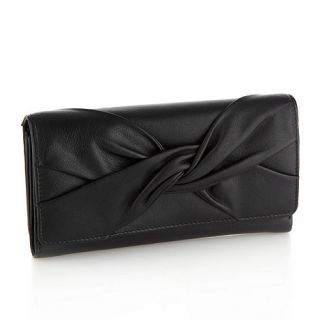 RJR.John Rocha Designer black knotted flap purse