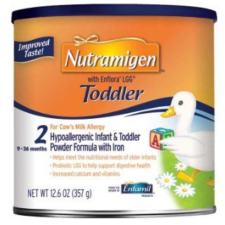 Nutramigen with Enflora LGG, For Cow's Milk Allergy, 19.8 Oz (Pack of 4): Health & Personal Care