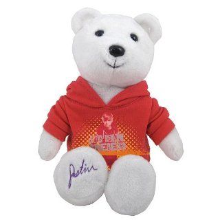 Justin Bieber 'Somebody To Love' Plush Bear with Music   White: Toys & Games