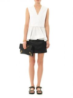 Perforated leather mini skirt  Anne Vest