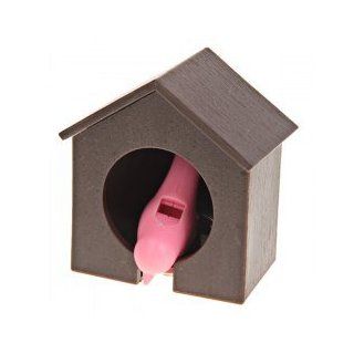 CNHK Decor Sparrow Whistle Keychain in Birdhouse Key Storage Box   Brown Bird House, Pink Bird : Other Products : Everything Else