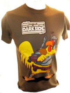 Family Guy Star Wars Mens T Shirt   Something Something Darkside Boba Fett Chicken: Movie And Tv Fan T Shirts: Clothing