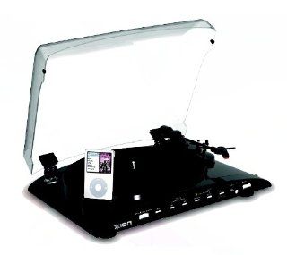 Ion Audio iProfile Schallplattenspieler (iPod dock, Miniklinken Stereo Eingang, USB 2.0) schwarz: Heimkino, TV & Video