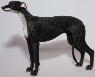 Black Greyhound / Schwarzer Windhund Hunde Figur: Küche & Haushalt