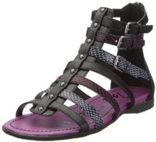 TOM TAILOR Kids shoe 8171202, Mdchen, Sandalen, Schwarz (black viola), EU 40: Schuhe & Handtaschen