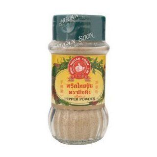 White Pepper Powder 100% Thai Natural Herb Nguan Soon Hand Brand No.1 60 Grams Made in Thailand: Health & Personal Care