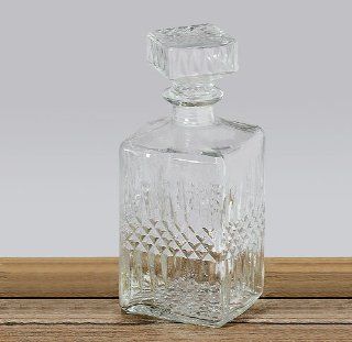 Whiskyflasche Whiskykaraffe aus Glas 900ml: Küche & Haushalt