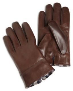 Hugo Boss Hentor Luxurious Lamb Leather Gloves 50211279, Brown, 8.5 at  Mens Clothing store