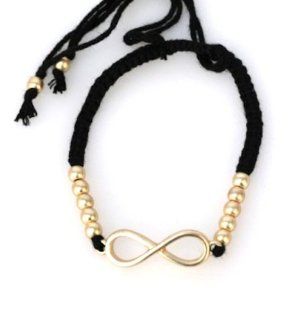 Infinity Symbol Adjustable String Friendship Bracelet: Jewelry