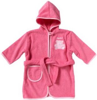 Playshoes Frottee Bademantel 340101 Mdchen Babybekleidung/ Bademntel, Gr. 98/ 104 Pink (pink 18): Bekleidung
