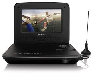 Philips PD7015/12 tragbarer DVD Player (LCD Display, integr. digitaler TV Receiver, DVB T Tuner, USB Anschluss) schwarz: Audio & HiFi