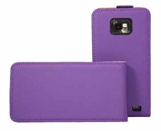 Rocina Premium Flip Case Tasche lila fr Samsung i9100: Elektronik