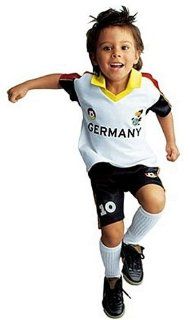 DFB Trainingsgarnitur Paule Kinder Trikot T Shirt + Hose, 128 134: Sport & Freizeit