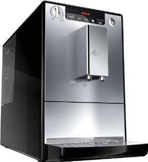 MELITTA E 950 103 Kaffeevollautomat Caffeo Solo silber (20 cm breit, 125g Bohnenbehlter, 15 bar): Küche & Haushalt