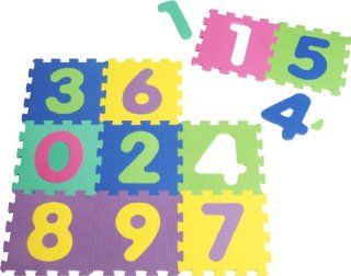 Playshoes 308744   Puzzlematten Zahlen 10 teilig: Spielzeug
