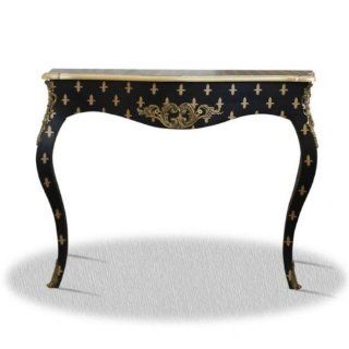 Barock Konsole Tisch Schlag Gold Antik Stil Kolonialstil AlKs0002SwGo: Küche & Haushalt