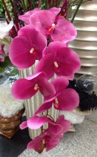 Orchideenzweig 118 cm XXL rose Seidenblumen Kunstblumen knstliche Orchidee wie echt: Küche & Haushalt