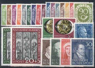 Briefmarken BRD Jahrgang 1951 postfrisch komplett Nr. 123 147: Bürobedarf & Schreibwaren