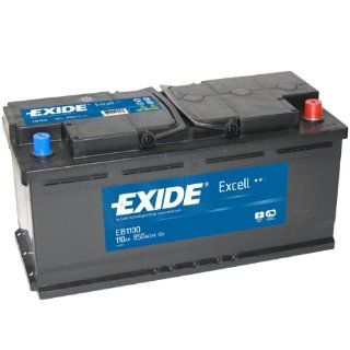 Exide Excell EB1100 110Ah Autobatterie (850A Klteprfstrom): Auto