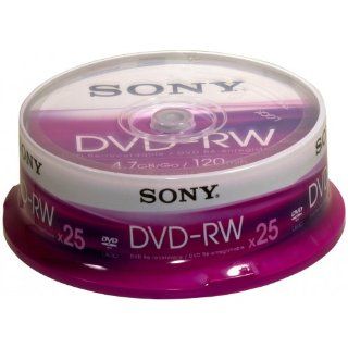 Sony   DVD RW , 25 Spindel mit je 120 Minuten: Computer & Zubehr