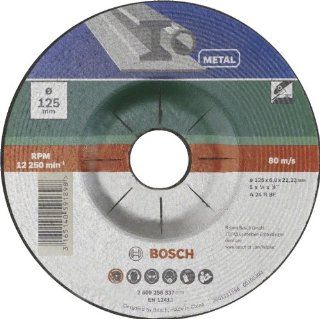 Bosch 2609256337 DIY Schruppscheibe Metall 125 mm  x 6 mm gekrpft: Baumarkt