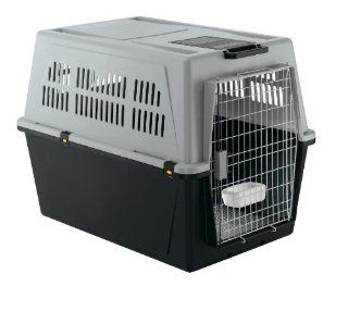 Ferplast 73070021 Transportbox ATLAS 70 PROFESSIONAL, fr Hunde, Mae: 101 x 68,5 x 75,5 cm, grau: Haustier