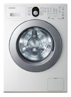 Samsung WF 8704 Waschmaschine / AAA / 1400 UpM / 7 kg / 56 L / LED Display / Diamond Pflegetrommel / Silber Aktiv System / wei: Elektro Grogerte