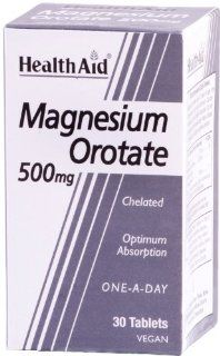 HealthAid Magnesium Orotate 500mg   30 Tablets: Drogerie & Körperpflege