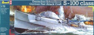 Revell Modellbausatz 05051   Deutsches Schnellboot S 100 Class im Mastab 1:72: Spielzeug