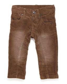 Skinny Corduroy Pants, Brown, 12 24 Months