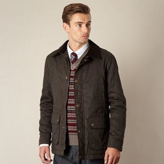 Hammond & Co. by Patrick Grant Designer dark olive dalston cotton hunting jacket