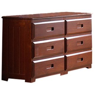 Discovery World Furniture Weston 6 Drawer Dresser 2850/2855 Finish: Merlot