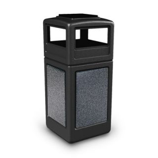 Commercial Zone 42 Gallon StoneTec Panel with Ashtray Dome Lid 72051 Color: B