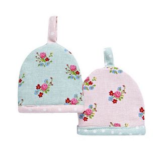 At home with Ashley Thomas Ashley Thomas Ditsy Floral set of two cotton egg cosies