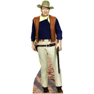 Hollywoods Wild West John Wayne   Rifle on Shoulder Cardboard Stand