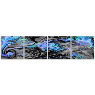 Abstracts Lava Blue by Ben Judd Graphic Art