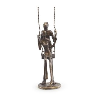 Couple on a Swing Bronze Sculpture   16370761   Shopping