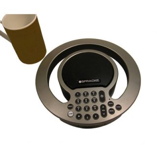 Spracht Conference Phone, W/Expandable Capability, Black/Silver