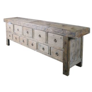 Old Pine Drawer Bank by Furniture Classics LTD
