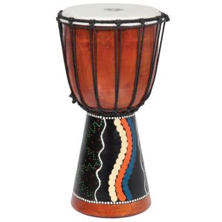 Tribal Painted Djembe Drum (Indonesia)   15814698  