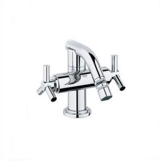 Grohe Atrio Double Cross Handle Horizontal Spray Centerset Faucet